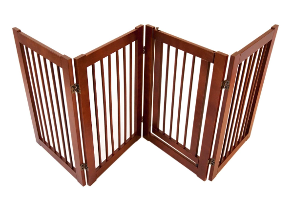 ... gate folds? The 360 Degree Petz Folding dog Gate is another great idea