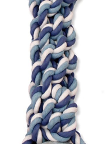 Braided Bone with Tennis Balls Strongest Toys for Pitbull Puppies