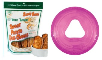 Dogs love to chew! It's a natural part of their lives. Give them something safer than your shoes to chew on with these hypoallergenic dog chew toys!