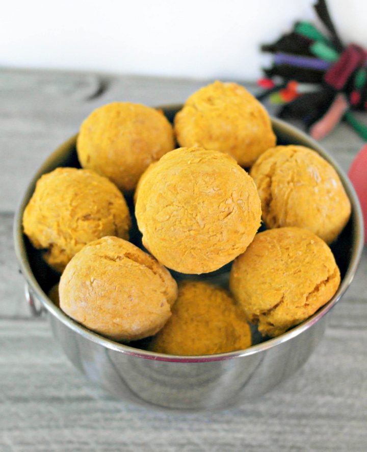 Pumpkin Doggy Donut Holes Treat Recipe