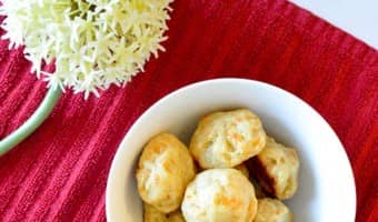 Reward your dog's excellent behavior with a homemade dog treat! Our easy cheesy cheddar dog treat recipe will become a quick favorite!