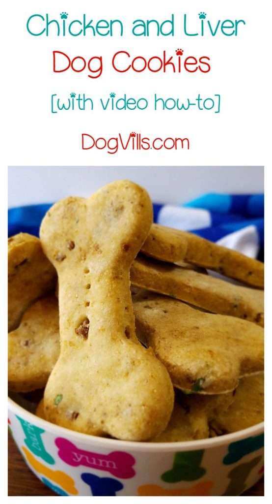 Homemade Chicken and Liver Dog Cookies