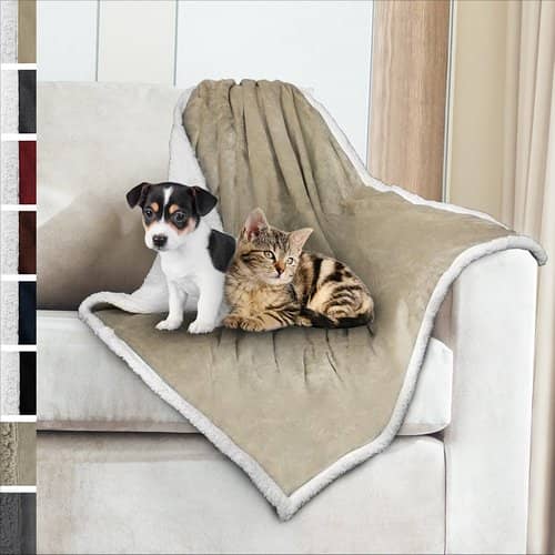PetAmi Premium Sherpa Dog Blanket