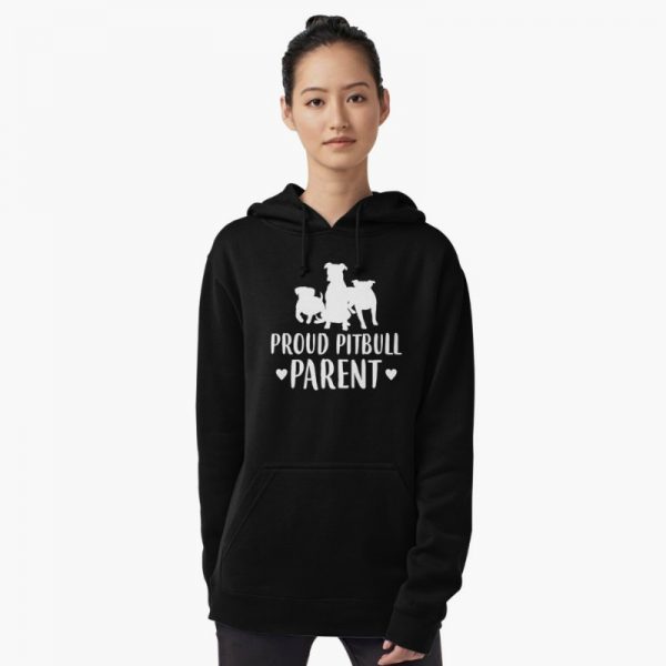 Dog Lover's Sweatshirts: Proud pitbull parent hoodie