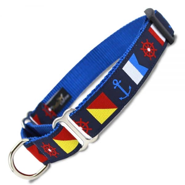 Make your dog seaworthy with this nautical themed collar!