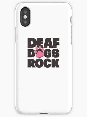 Dog Lovers iPhone cases deaf dogs rock lp