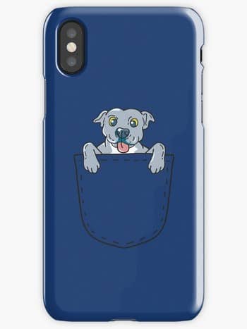 Dog Lovers iPhone cases pocket pit bull