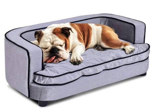 plush dog sofa