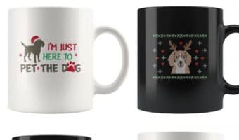 The only thing better than hot coffee on a cold winter's morning is drinking it out one of these fun Christmas mugs for dog lovers! Check them out!