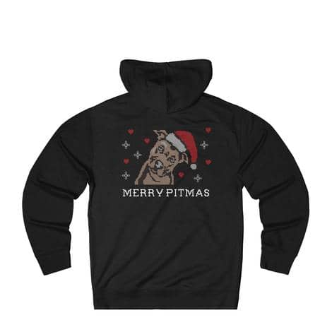 Merry Pitmas Ugly Christmas Sweater Style