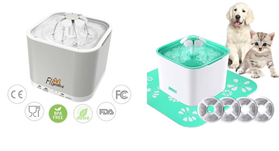 dog water fountain indoor