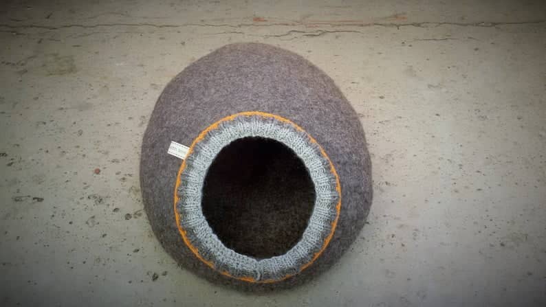 Organic Cave Dog Bed