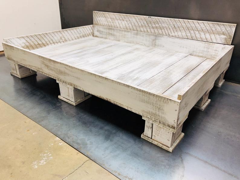 Elevated Personalized Pallet Dog Bed
