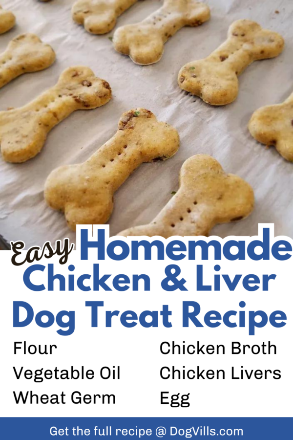 Treat your pup to these homemade chicken & liver dog cookies! Check out how easy this recipe is to make! Includes video tutorial.