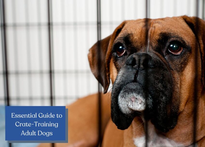Discover effective techniques for crate training an adult dog and create a calm and secure environment. Check out our detailed guide for successful training.